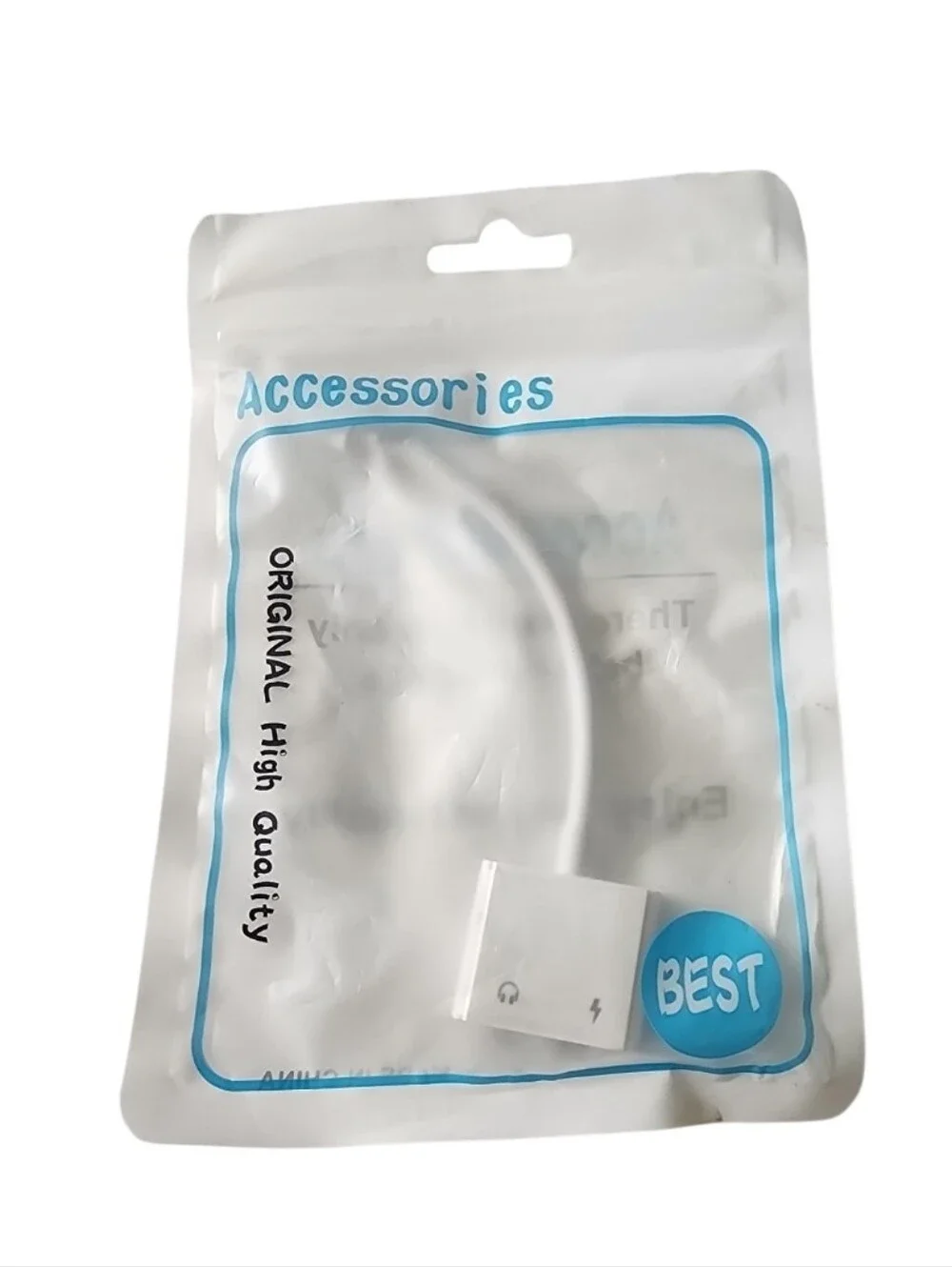 2-in-1 Lightning to Headphone Audio and Charger Adapter